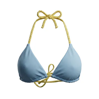 BLUE AND YELLOW BIKINI
