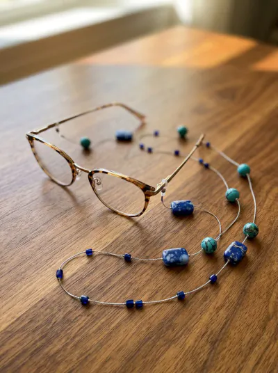 BLUE GLASSES CHAIN